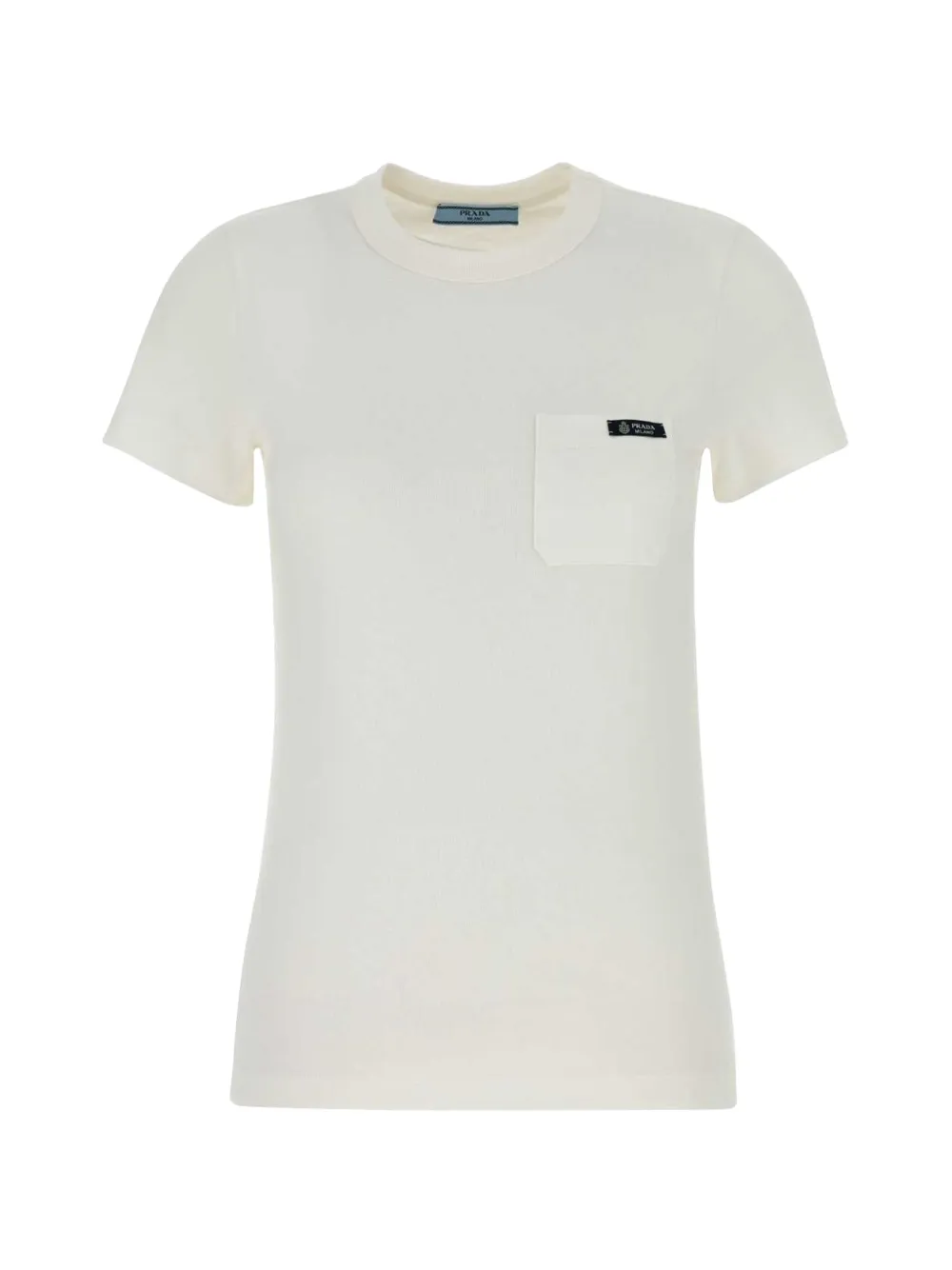 Prada pocket crew-neck T-shirt - Weiß