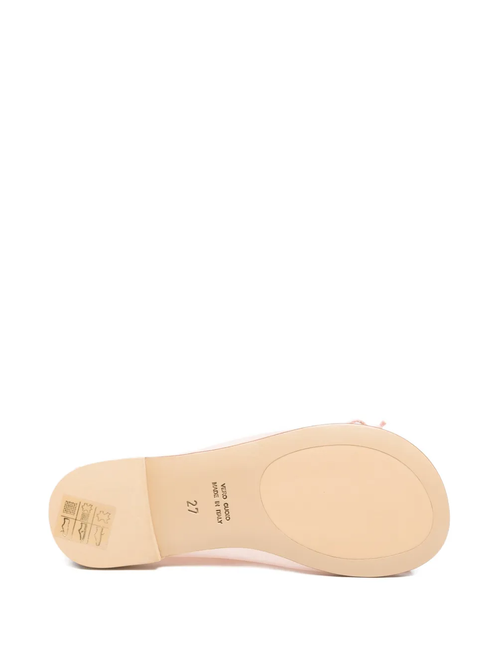 MONTELPARE TRADITION Ballerina's met strikdetail Roze