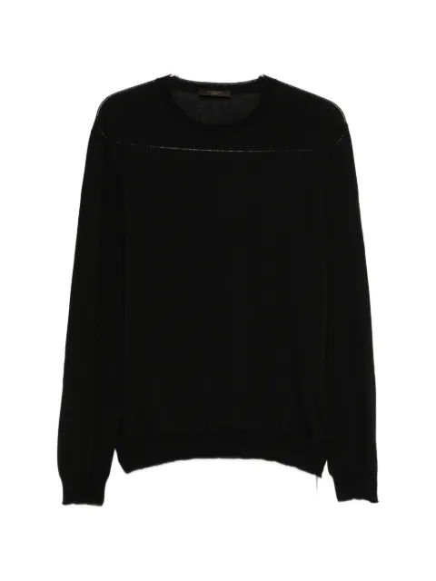 Zanone long-sleeve crew-neck knitwear