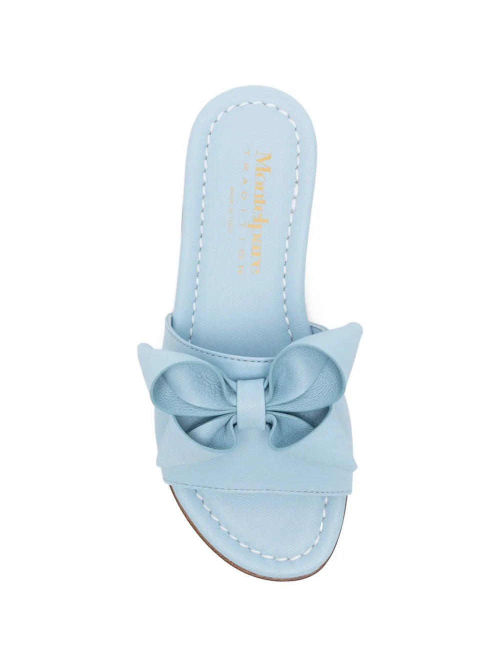 MONTELPARE TRADITION bow-detail sandals Blauw