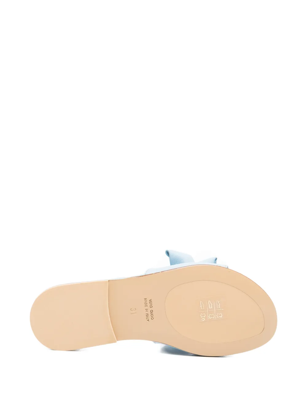 MONTELPARE TRADITION bow-detail sandals Blauw