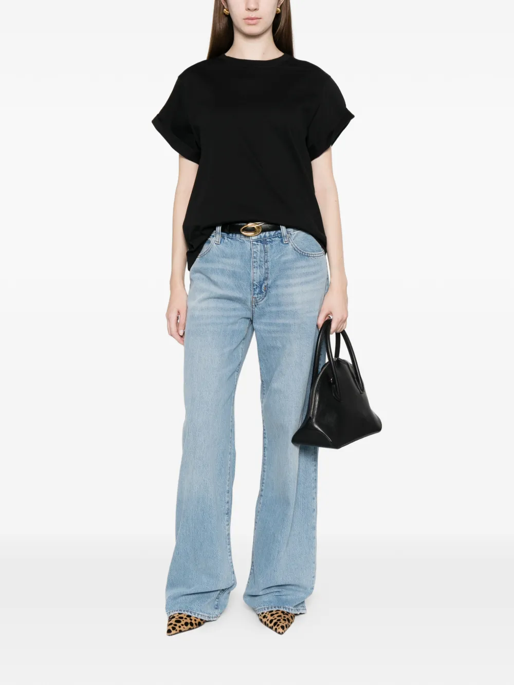  Frame Off Duty Stroll Denim Straight Jeans - Blue 