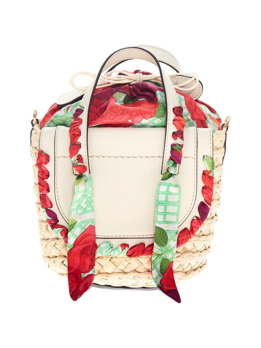  Cuba Lab Habanera Silk Roseto Tote Bag - Neutrals 