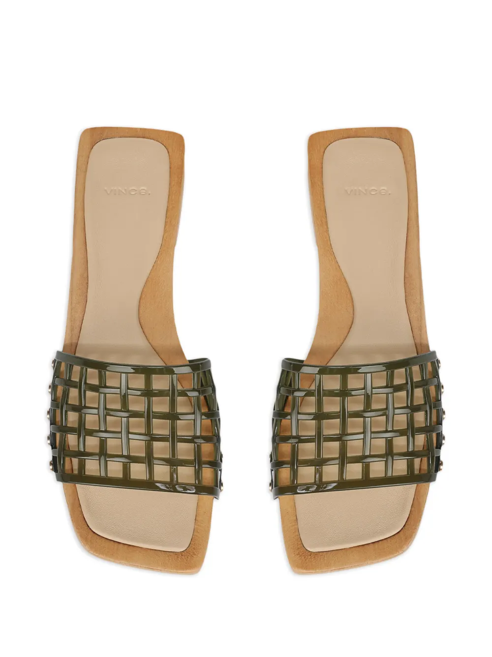 Vince Barbara Jelly Slide sandals Bruin