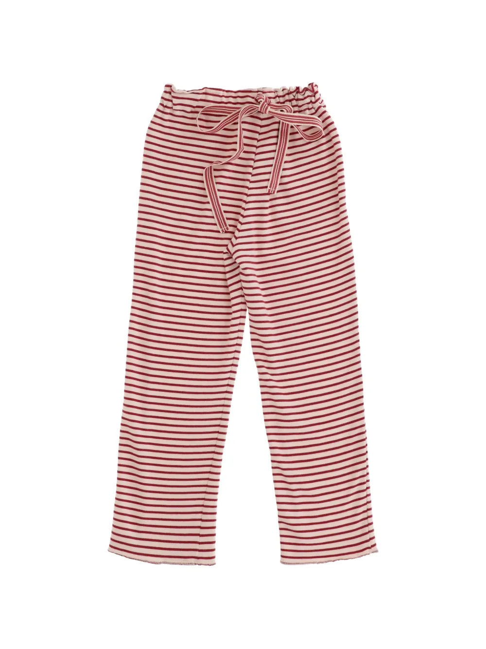 Babe And Tess striped trousers - Bianco