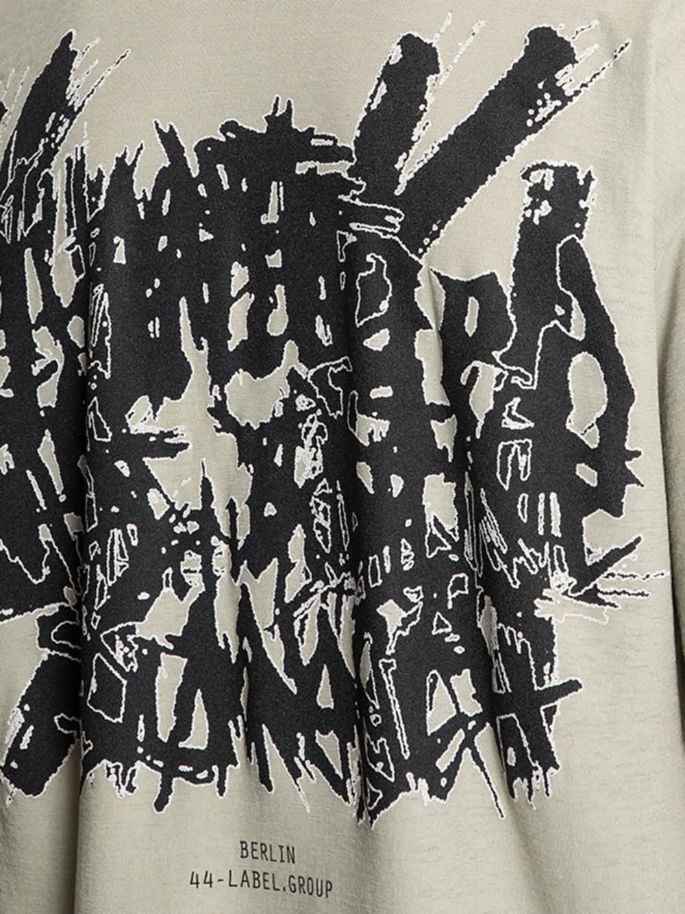  44 Label Group Damage Ghost T-shirt - Grey 