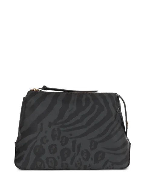 PINKO animal-print zipped make-up bag