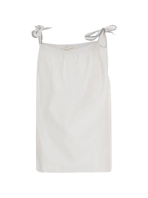 Babe And Tess embroidered-strap top