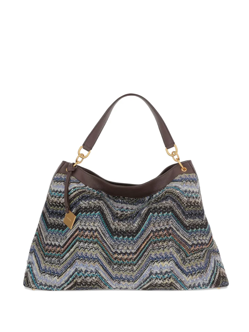 Missoni zigzag shoulder bag - Blu