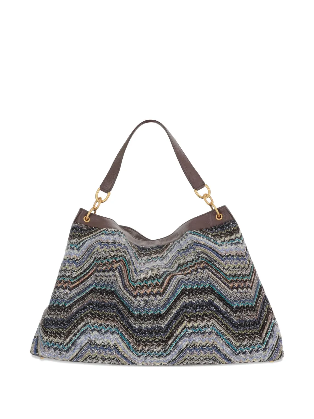  Missoni Zigzag Shoulder Bag - Blue 