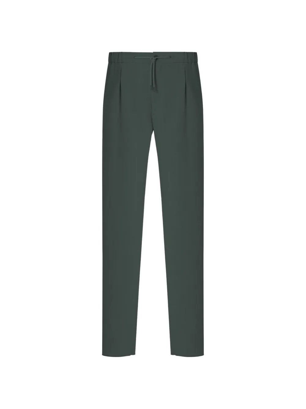 Giorgio Armani single-pleat trousers - Verde