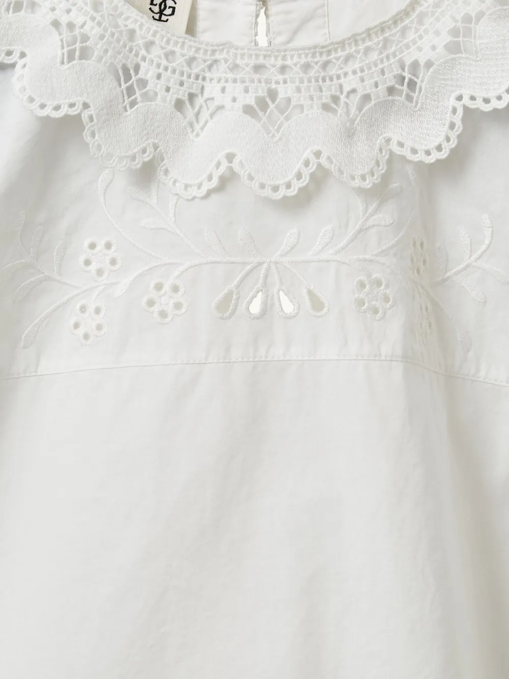  The Garment Broderie-anglaise Blouse - White 
