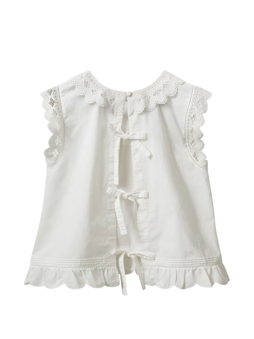  The Garment Broderie-anglaise Blouse - White 