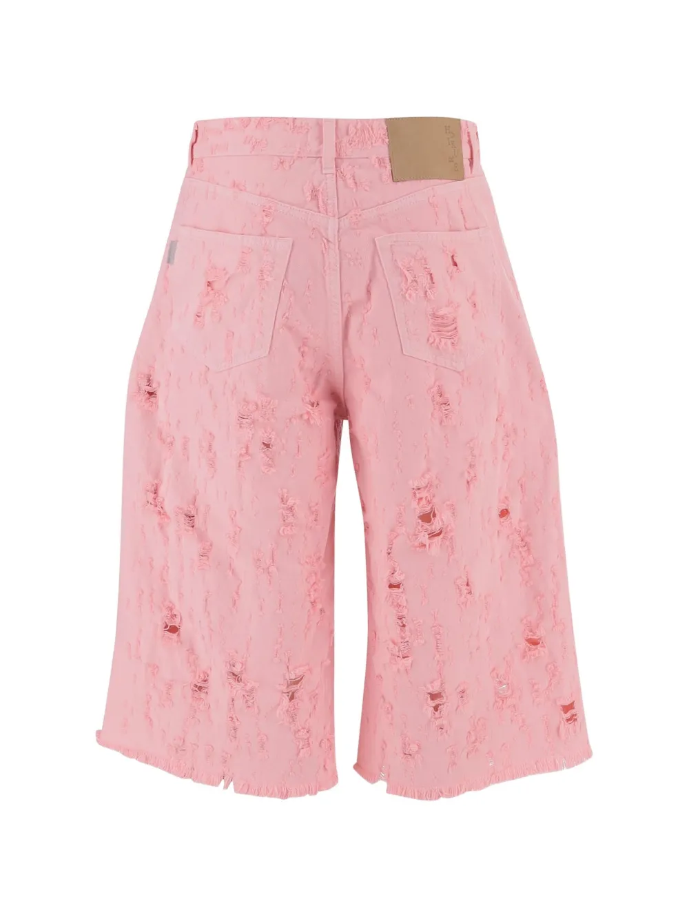  Haikure Distressed Cropped Jeans - Pink 