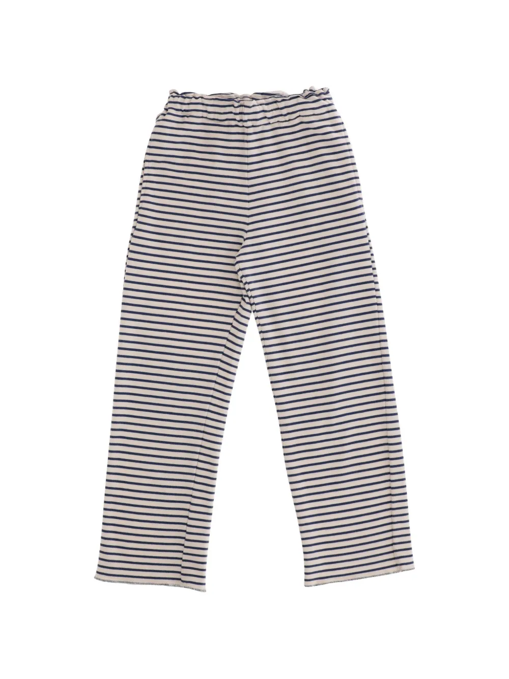  Babe And Tess Striped Drawstring Trousers - Blue 