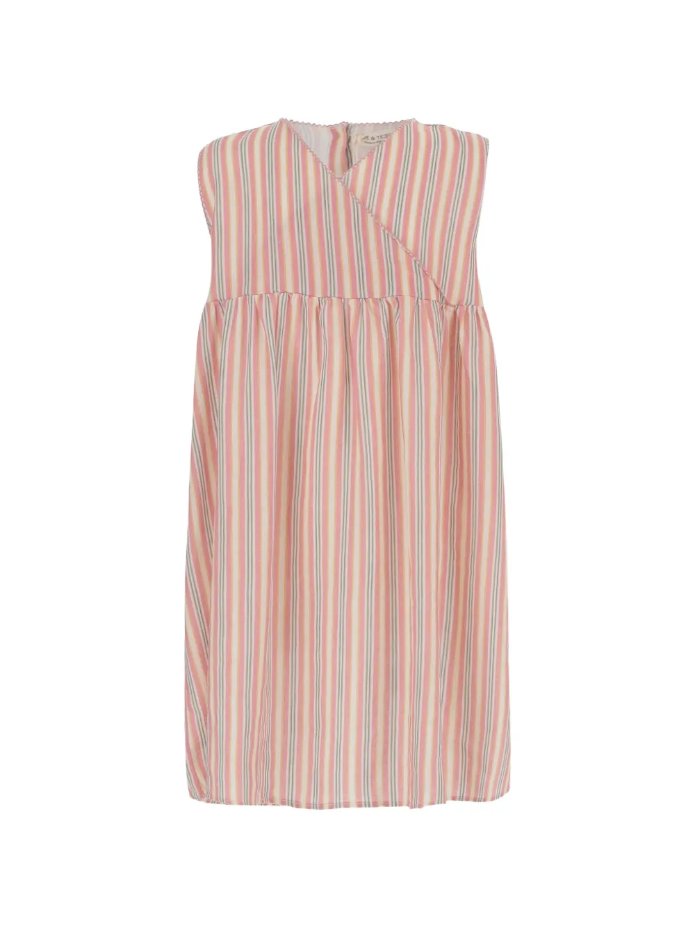 Babe And Tess empire-line striped dress - Rosa
