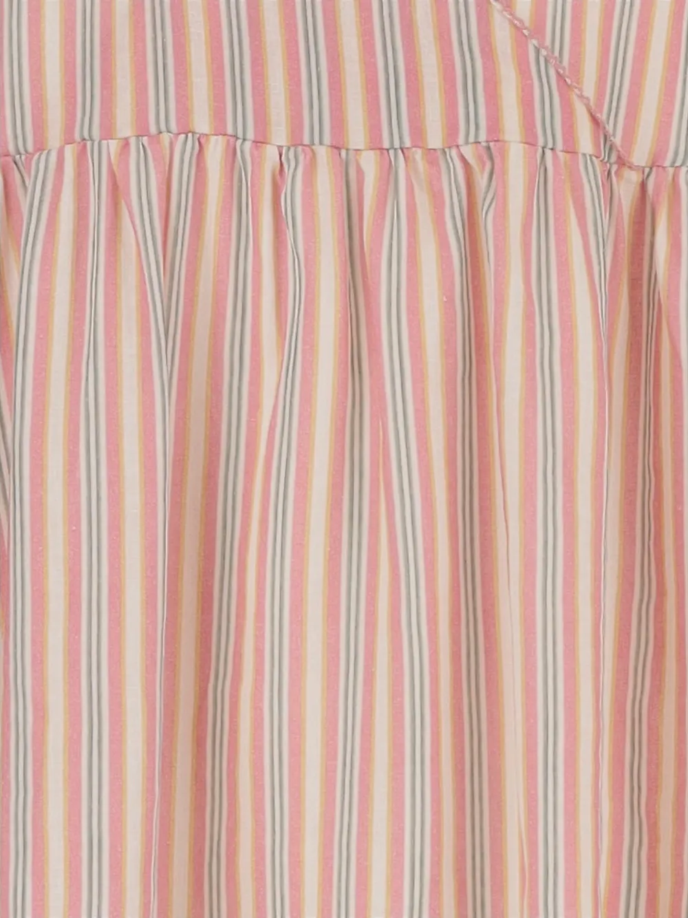  Babe And Tess Empire-line Striped Dress - Pink 