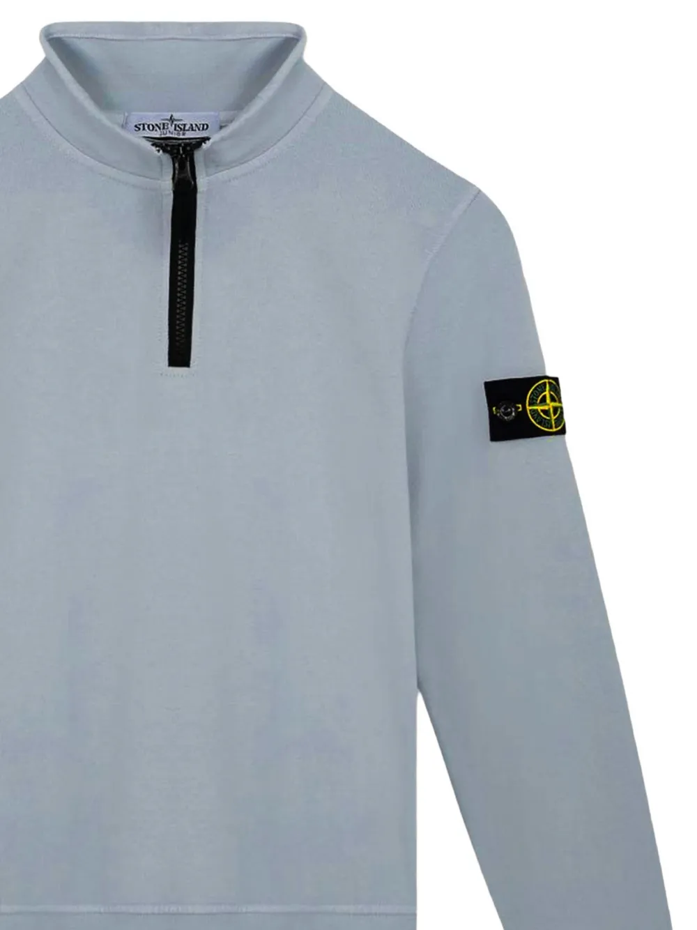  Stone Island Junior Half Zip Sweatshirt - Blue 