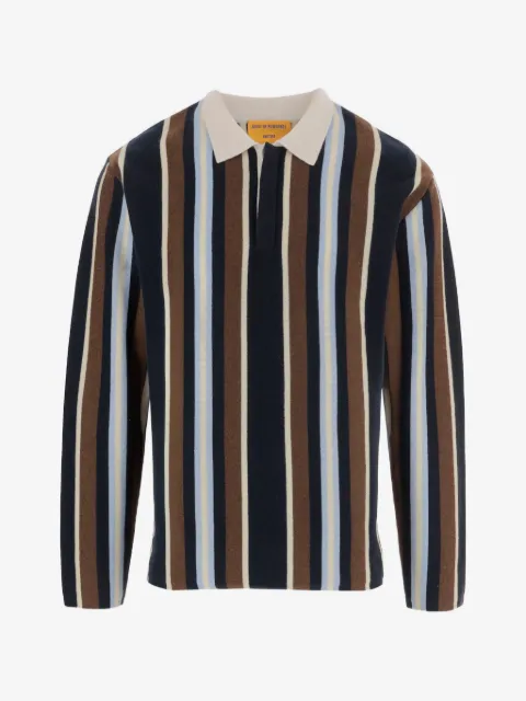 Guest In Residence Striped Rugby polo shirt
