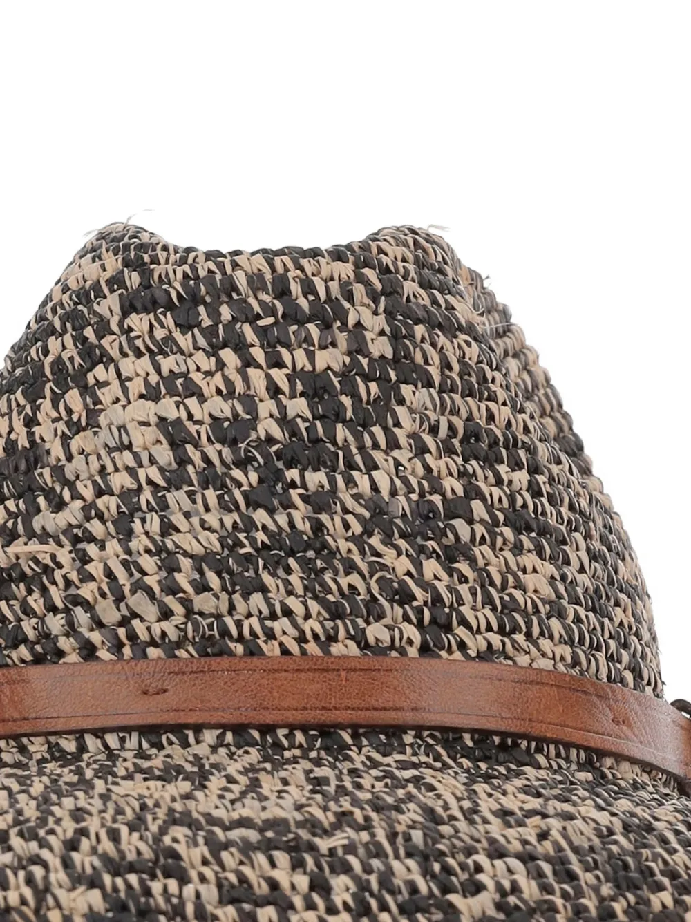  Ibeliv Leather-belt Hat - Neutrals 