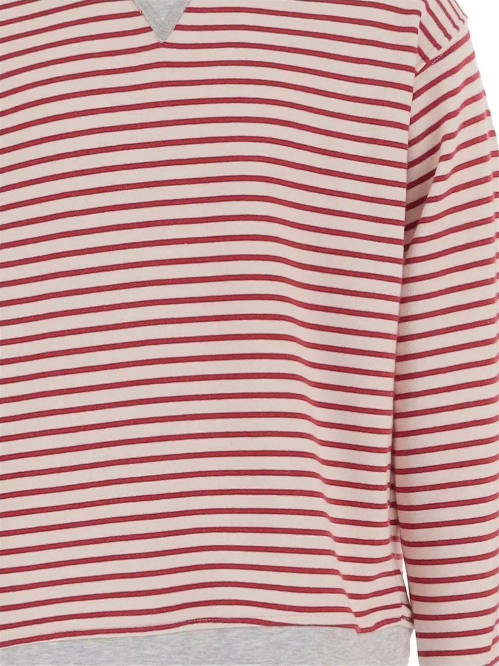  Babe And Tess Striped Crew-neck Sweatshirt - Neutrals 
