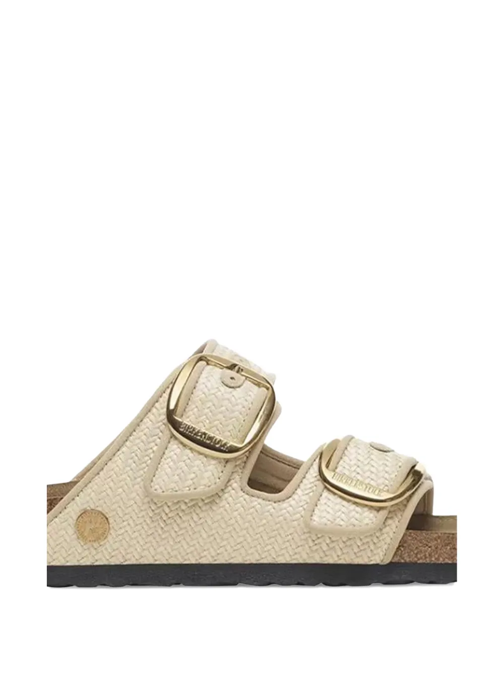 Birkenstock Arizona sandalen met gesp Beige