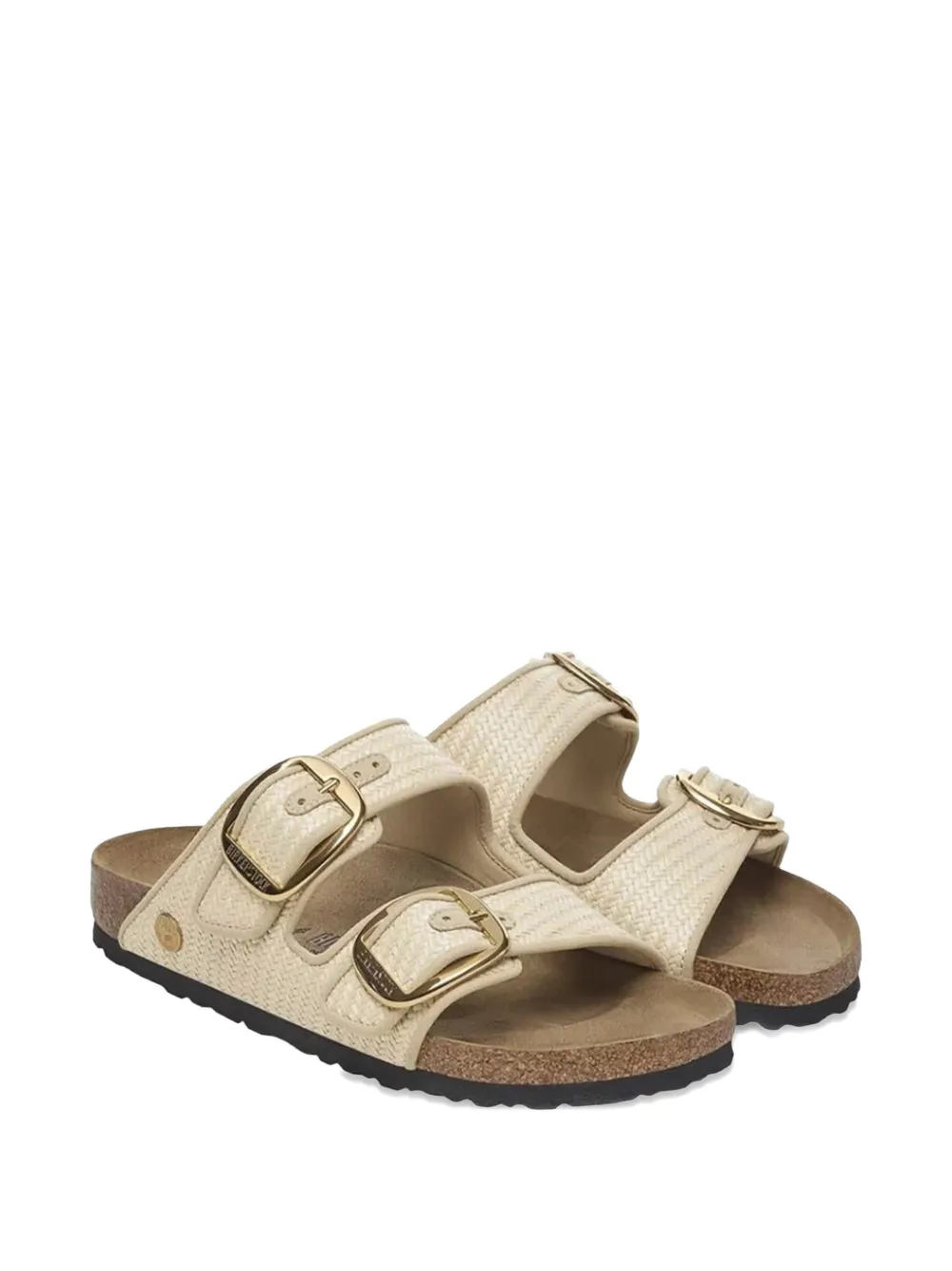 Birkenstock Arizona sandalen met gesp Beige