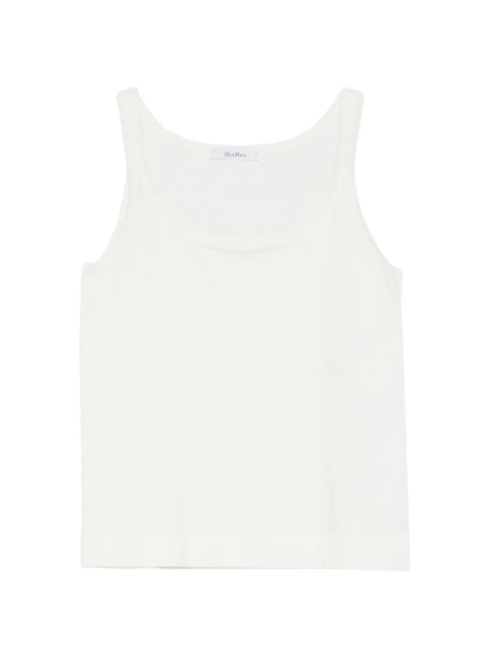 Max Mara canotta con scollo quadrato - Bianco