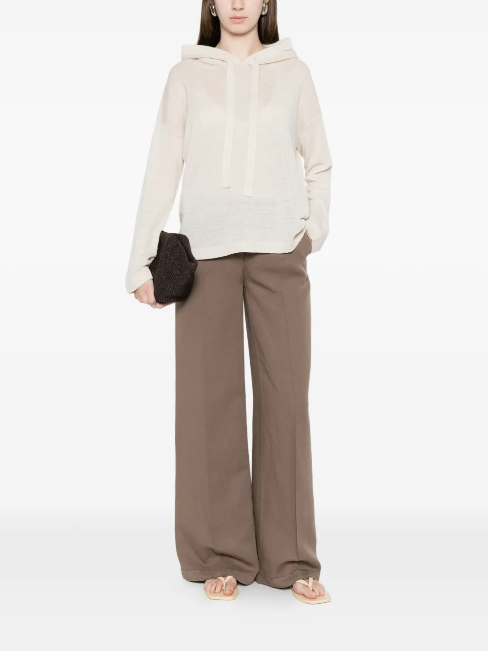  's Max Mara Sudadera Farea Con Capucha - Neutro 