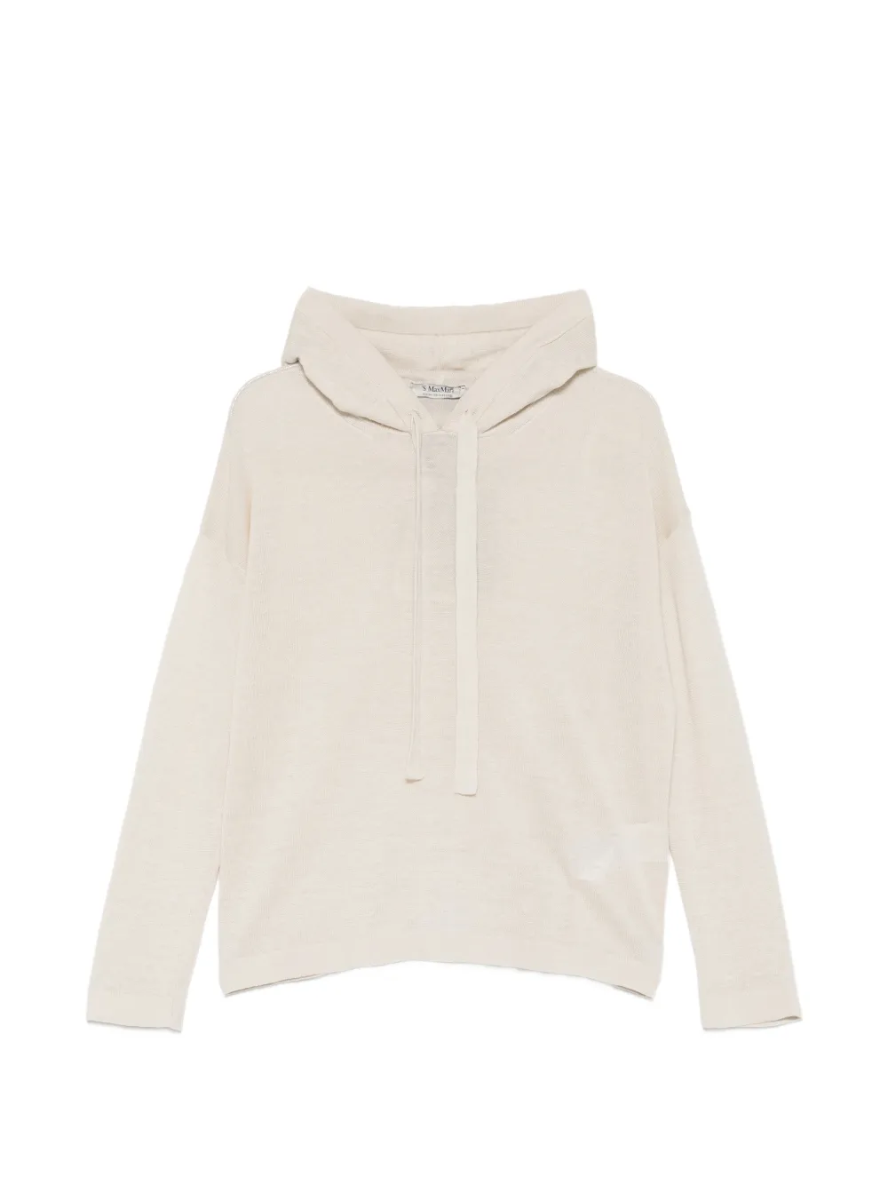 'S Max Mara Farea knitted hoodie - Neutrals