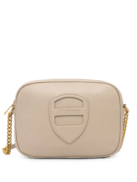 Blauer logo-plaque chain-link shoulder bag