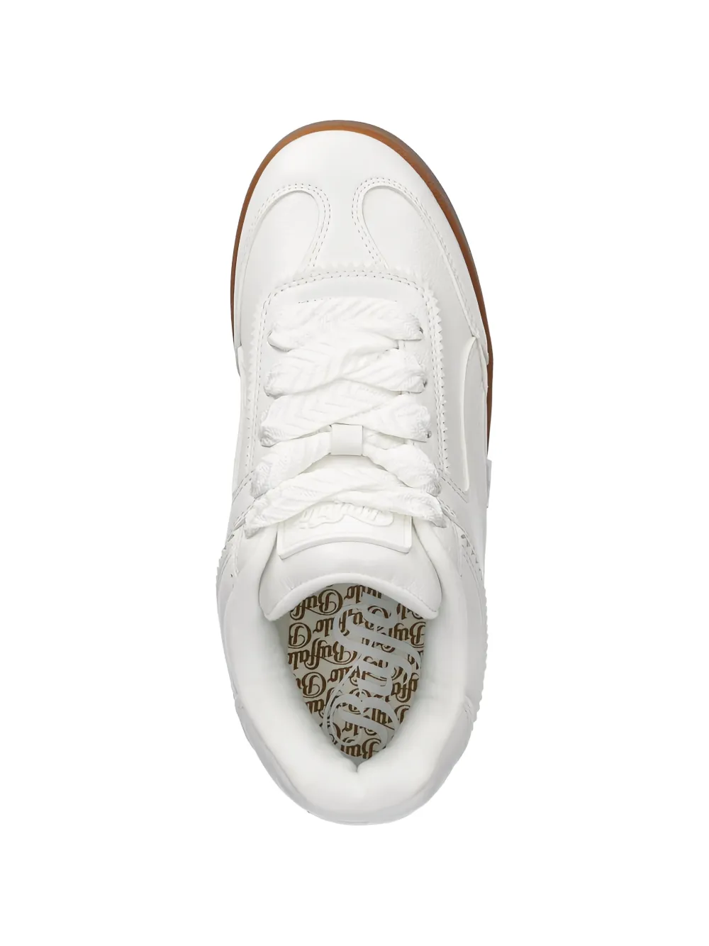 Buffalo Sneakers met logo Wit