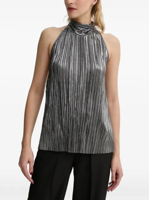 Bruuns Bazaar Groundberry Duro pleated halterneck top