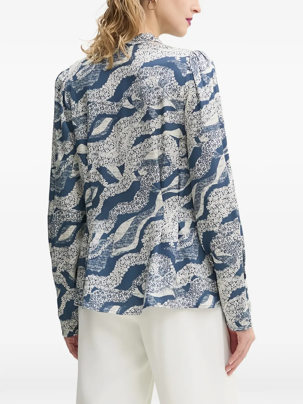 Bruuns Bazaar printed shirt - Blu