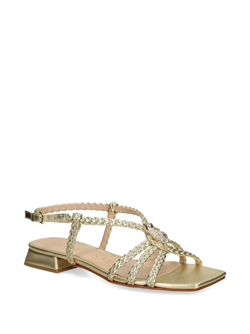 Albano braided sandals Goud