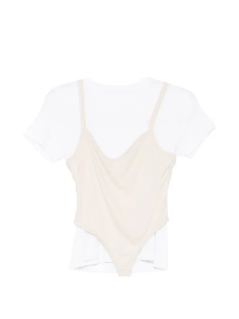 ALAINPAUL camisa con doble capa