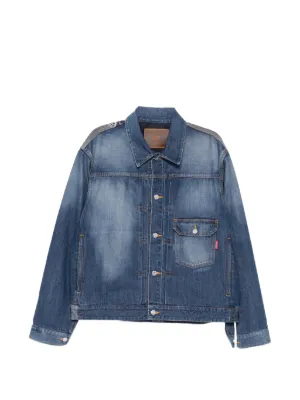 Alexander McQueen デニムジャケット | ブルー | FARFETCH JP