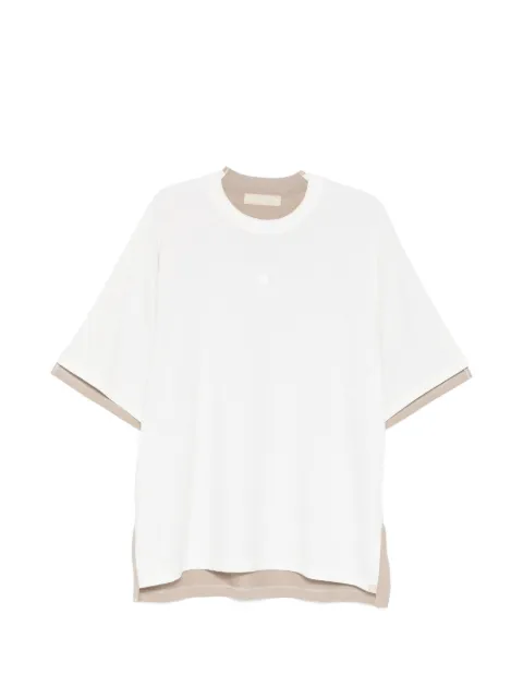 Mastermind World cotton high-low T-shirt