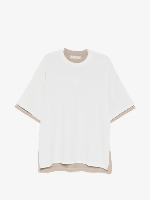 Mastermind World cotton high-low T-shirt
