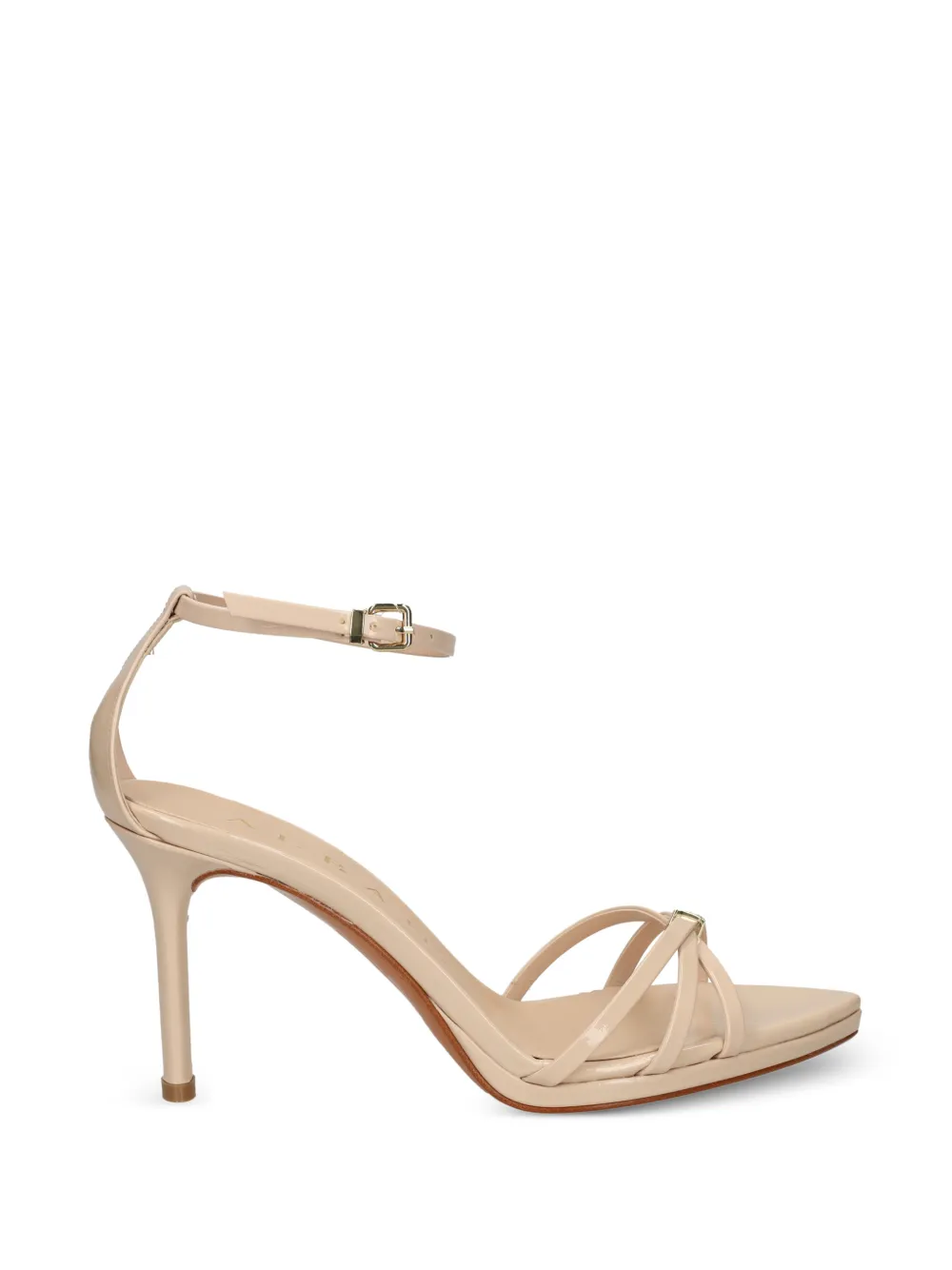 Albano crossover-strap sandals Beige