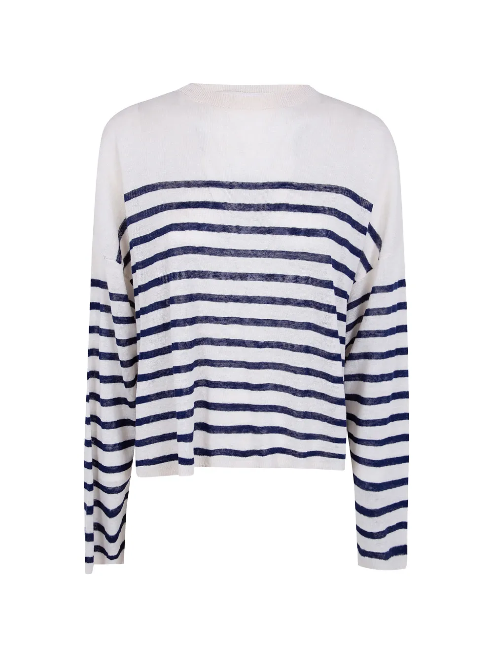 Majestic Filatures horizontal-stripe sweater - Bianco