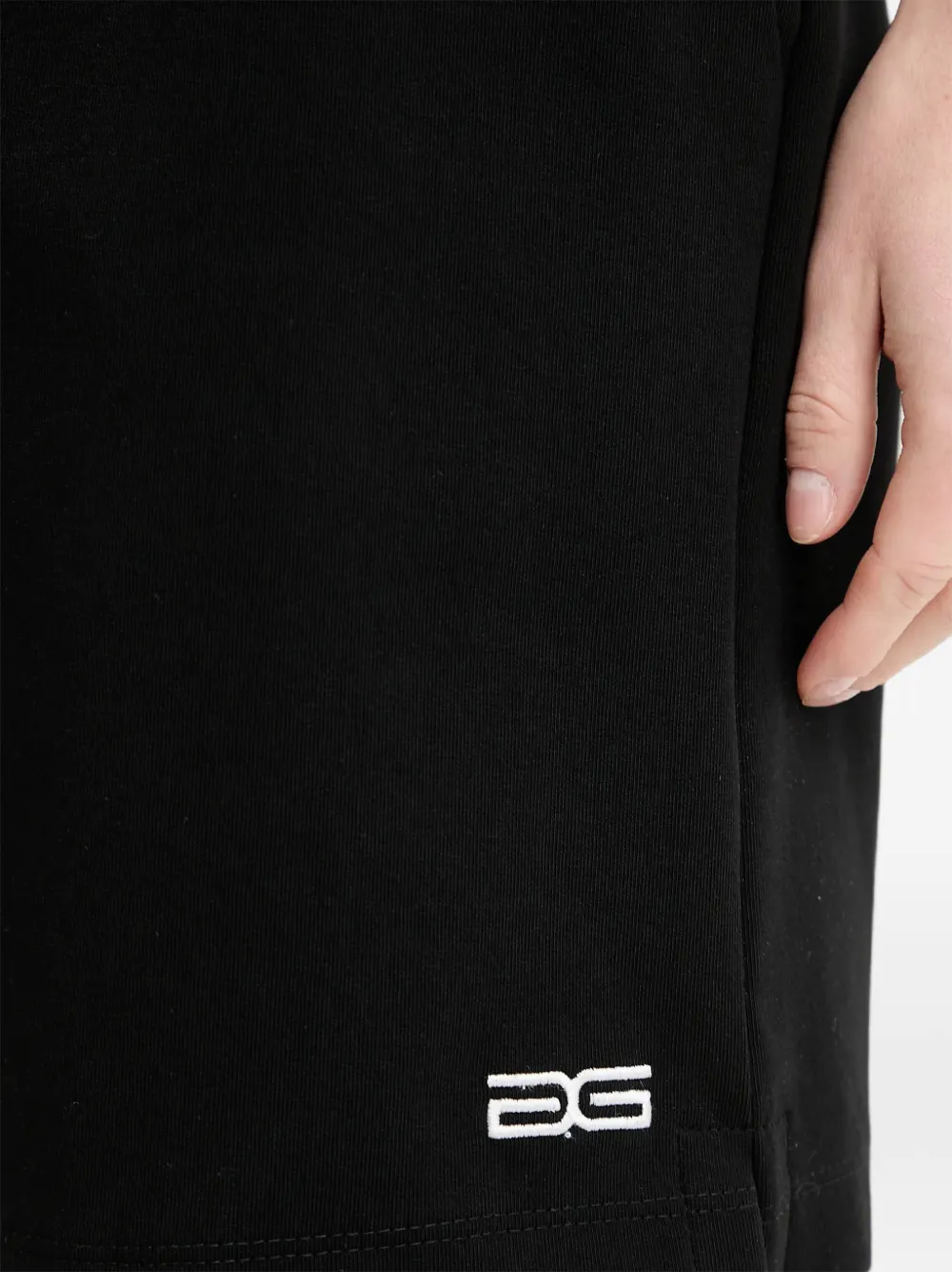 Gestuz GZimina drawstring logo track shorts Zwart