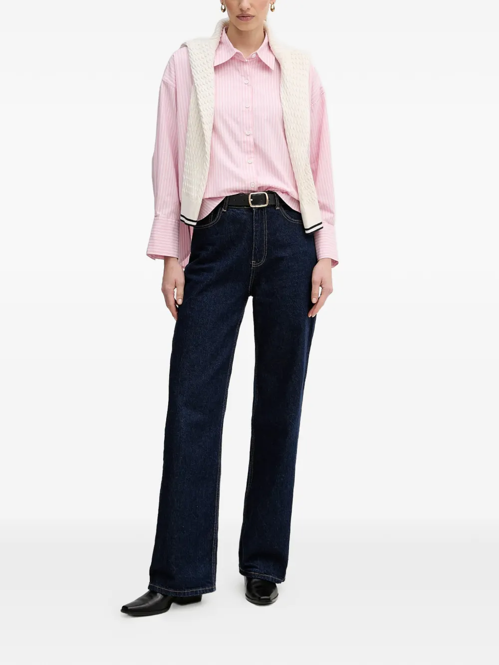 Barbour Gestreept overhemd Roze