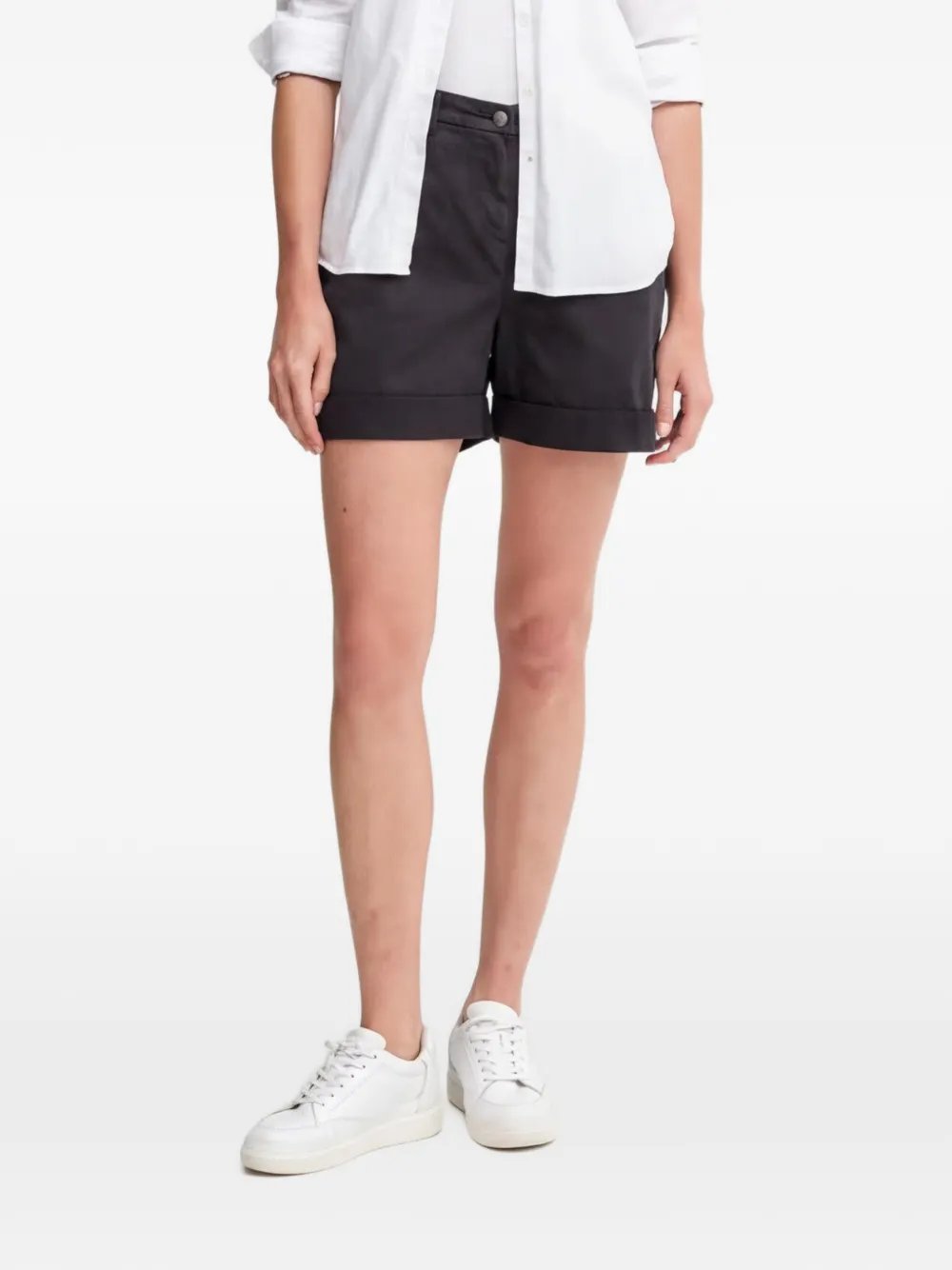 Barbour Shorts a vita alta - Blu