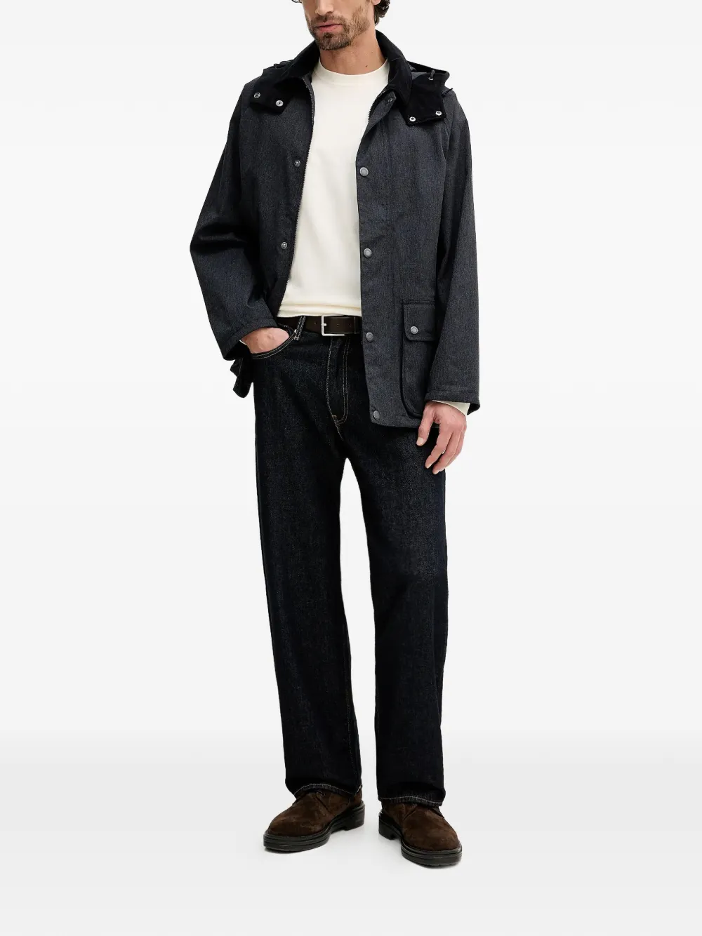 Barbour Leazes LS T-shirt met lange mouwen Beige