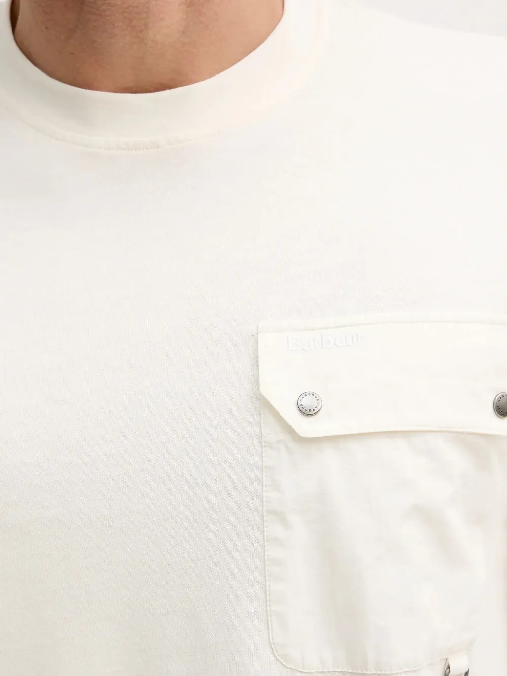 Barbour Leazes LS T-shirt met lange mouwen Beige