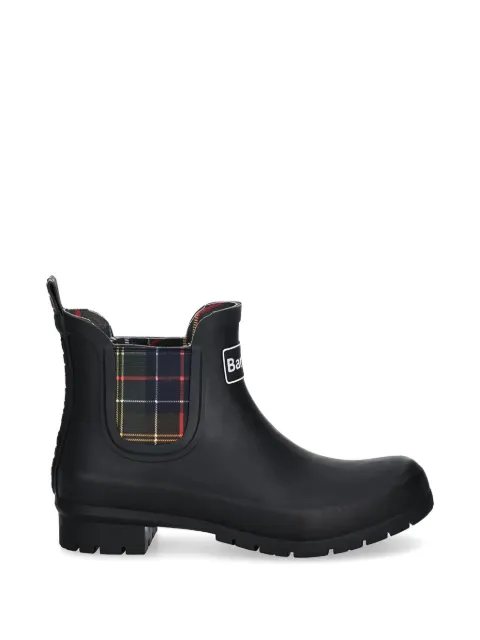 Barbour tartan boots