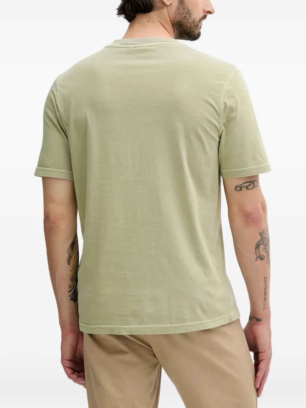 Barbour logo-detail T-shirt Groen
