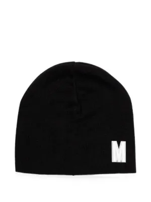 MM6 Maison Margiela リブ コットンビーニー | ブラック | FARFETCH JP