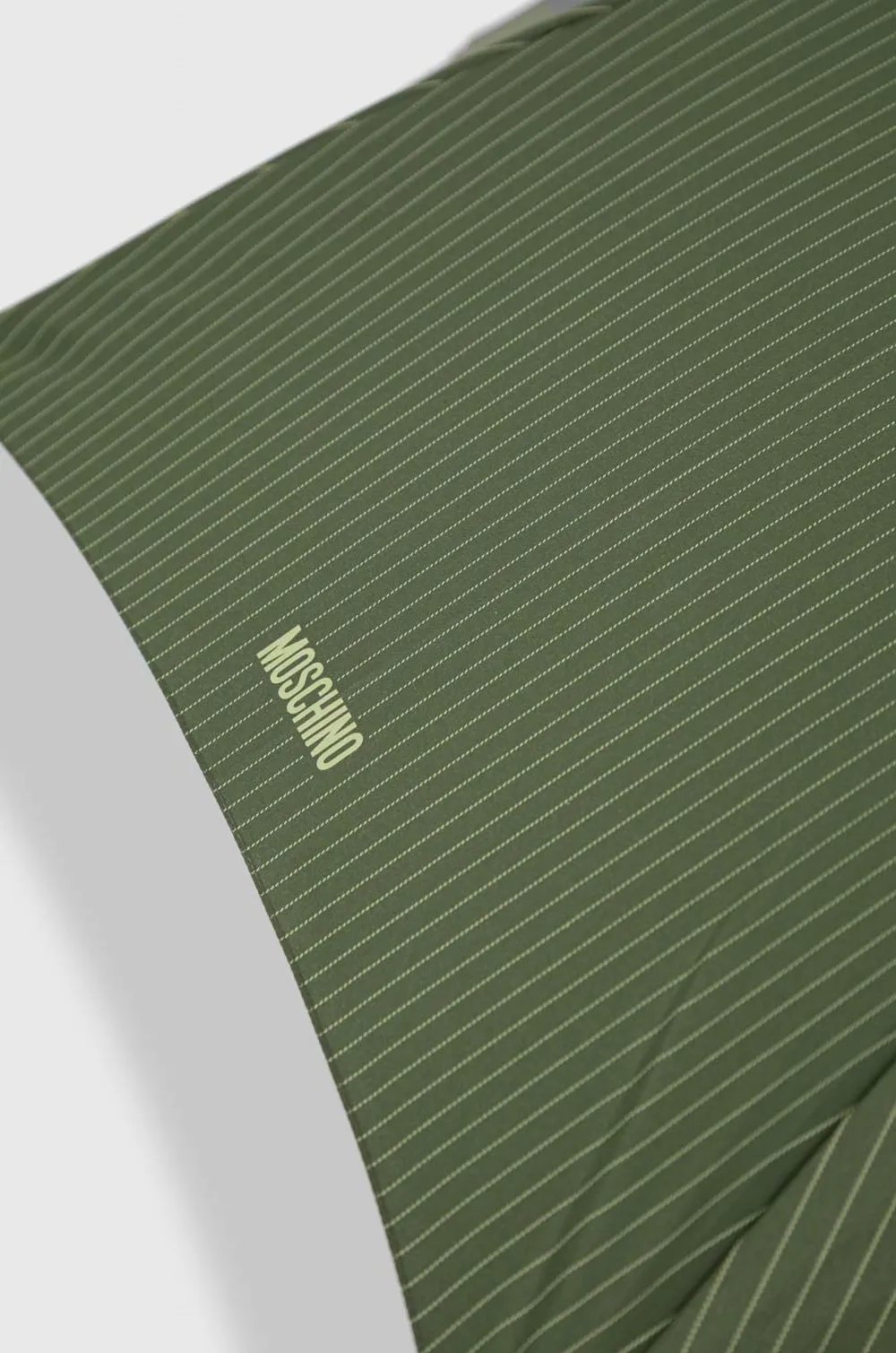 Moschino Paraplu met krijtstreep Groen